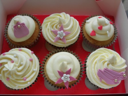 Cupcakes decorated by Hens at their Hen Party