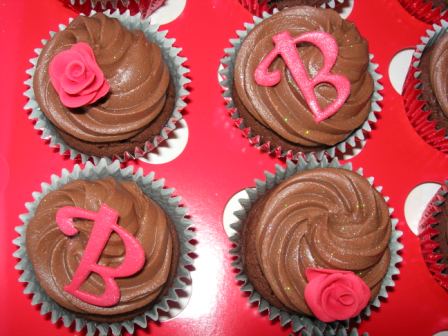 Close-up of Chocolate cupcakes